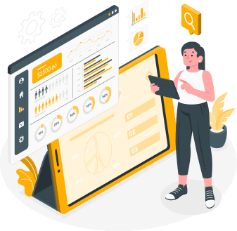 customer-experience-monitoring-1 customer experience staff monitoring customer feedback on a screen